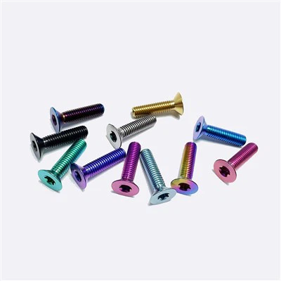 Vis fraisée en titane