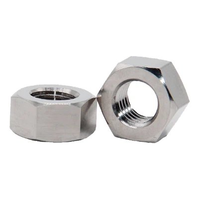 Écrous hexagonaux en alliage de titane